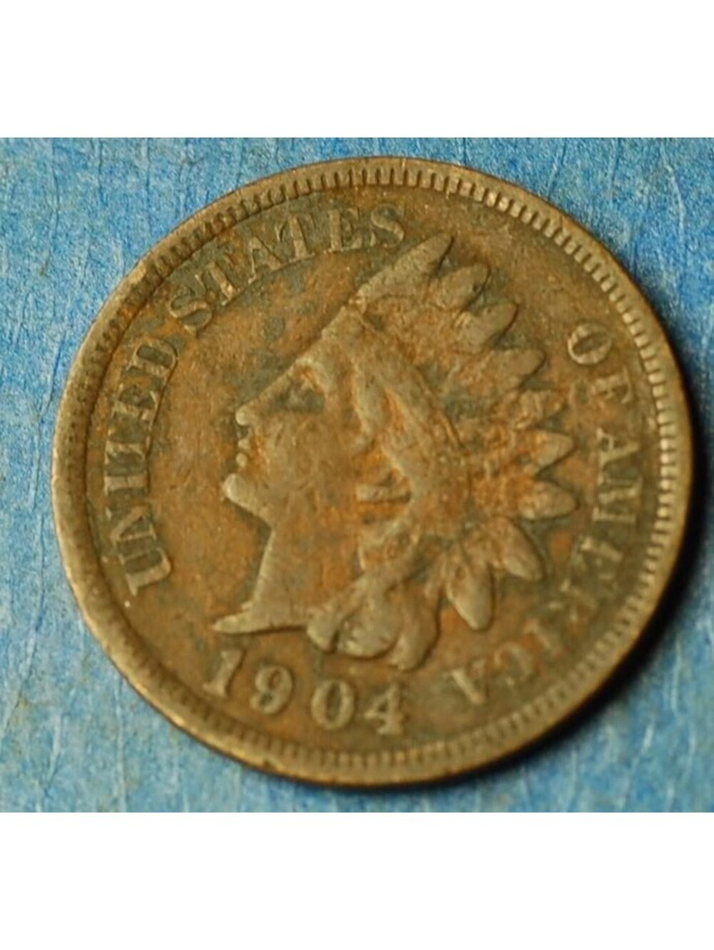 W1881 1904 Indian Head Cent Penny 1c - Check Out Our Store old coin unique gift